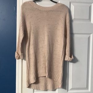 Light pink tunic sweater